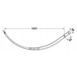 Metal pin Claas Quadrant 1200 816242