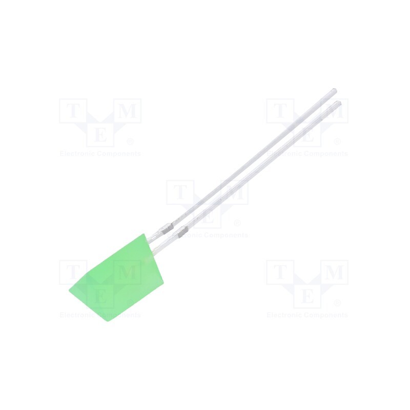 1 pcs x OPTOSUPPLY - OSG5DA7ZE4B - LED, green, 750÷1120mcd, 140°, Front: flat, 2.9÷3.4V, 5.35x5.35x7mm