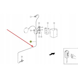 822072 0 hydraulic control cable