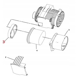 Air filter cat 428 432 d2 e 2277449