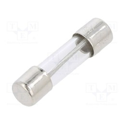 5 pcs x BEL FUSE - 5TT 500-R - Fuse: fuse, time-lag, 500mA, 250VAC, cylindrical, 5x20mm, brass, 5TT