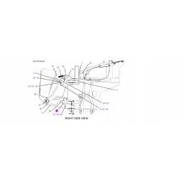 Tailstock pin for cat backhoe loader
