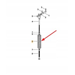 Bg8876503 belt tensioner spring