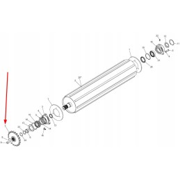 B034p0076r gear wheel 20 teeth