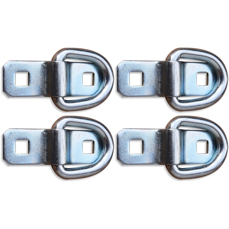 4x strong floor holder for securing a load of 800 kg