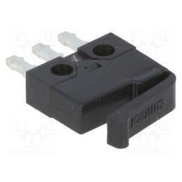 1 pcs x OMRON OCB - D2MQ-1L - Microswitch SNAP ACTION, 0.5A/30VDC, SPDT, ON-(ON), Pos: 2, IP40