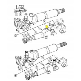 Drive shaft crosshead jcb 3cx 4cx