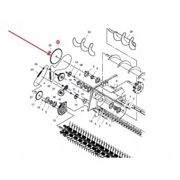 700161045p gear wheel 54 teeth