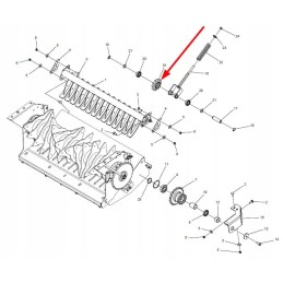 B034p0116r gear tensioner z12