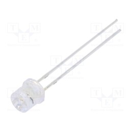 1 pcs x OPTOSUPPLY - OSR5MA57E1A-CRLED14 - CRLED, 5mm, red, 1120mcd, 140°, Front: flat, 12V, No.of term: 2