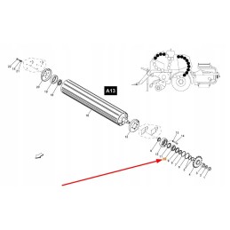 A140348400 spherical roller bearing 2 rows 50 x 90 x 2