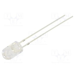1 pcs x OPTOSUPPLY - OSO5PA5E31B-5V - LED, 5mm, orange, 2180÷3000mcd, 30°, Front: convex, 5÷7.5V, -30÷85°C