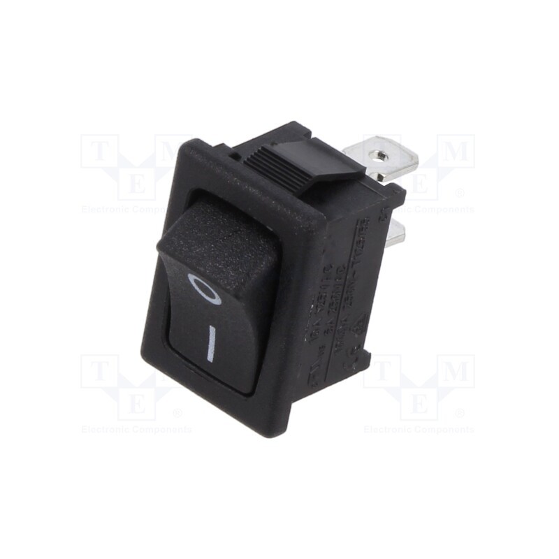 1 pcs x ZF - SRB22A2FBBNN - ROCKER, SPST-NO, Pos: 2, OFF-ON, 10A/250VAC, none, -20÷65°C, SRB