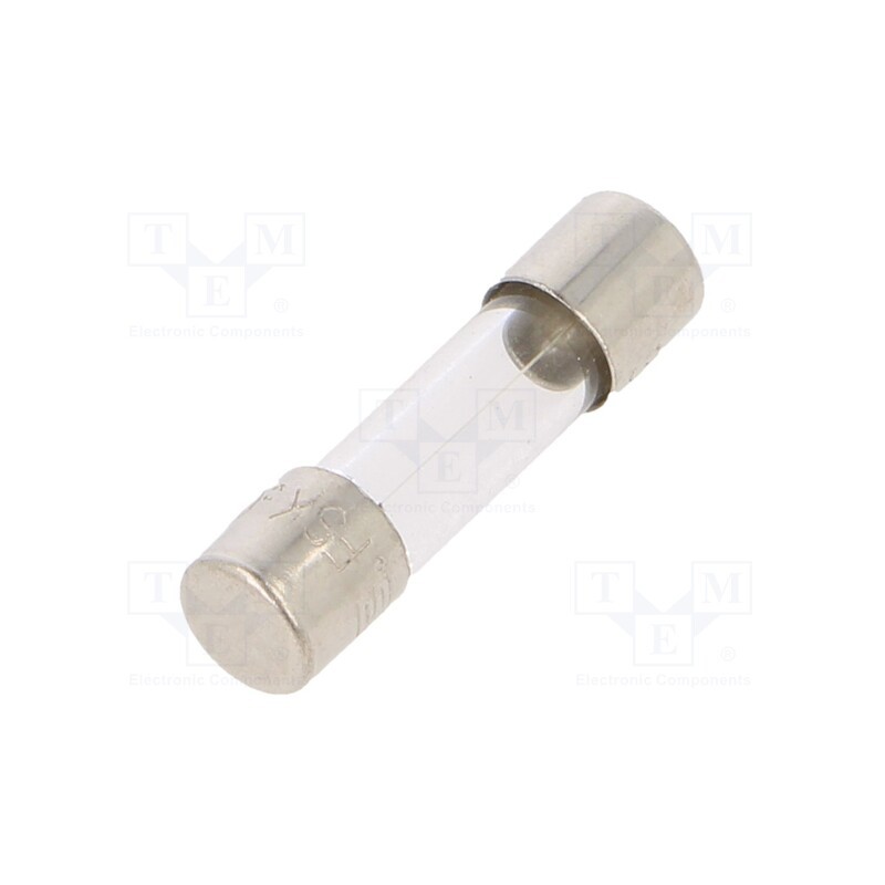 5 pcs x SCHURTER - 34.388 - Fuse: fuse, quick blow, 3A, 250VAC, cylindrical,glass, 5x20mm, FSK