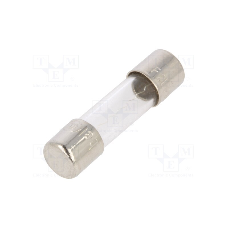 5 pcs x BEL FUSE - 5SF 2-R - Fuse: fuse, quick blow, 2A, 250VAC, cylindrical,glass, 5x20mm, 5SF