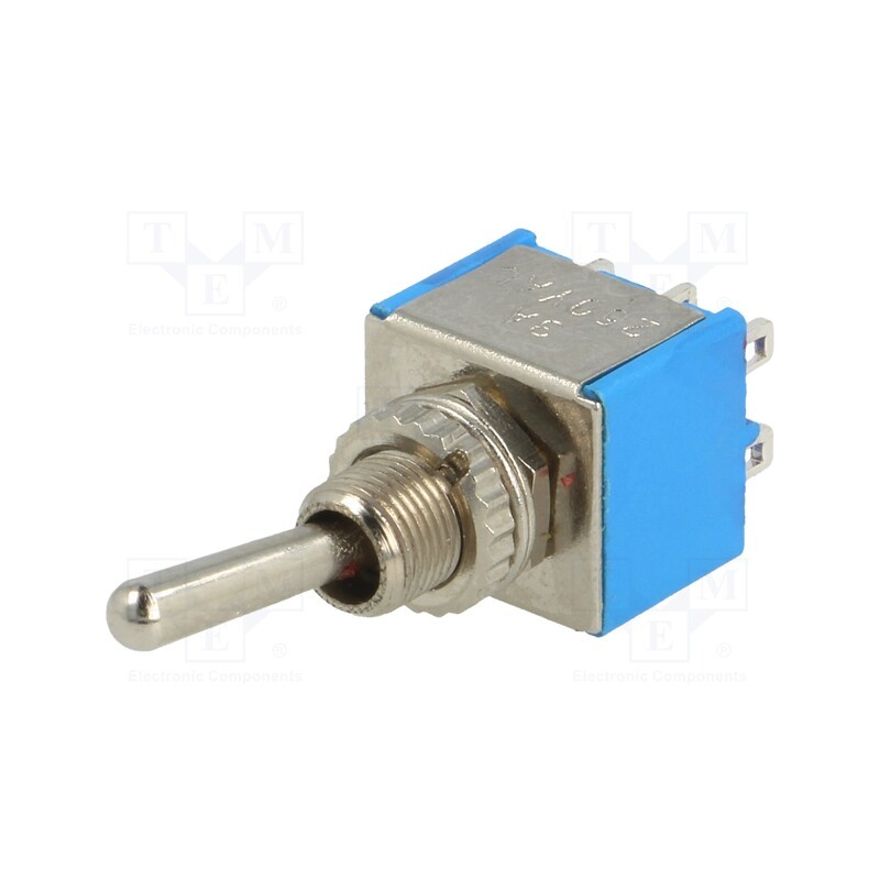 1 pcs x NINIGI - TSX203 - Switch: toggle, Pos: 3, DP3T, ON-OFF-ON, 3A/250VAC, -55÷85°C, 20mΩ