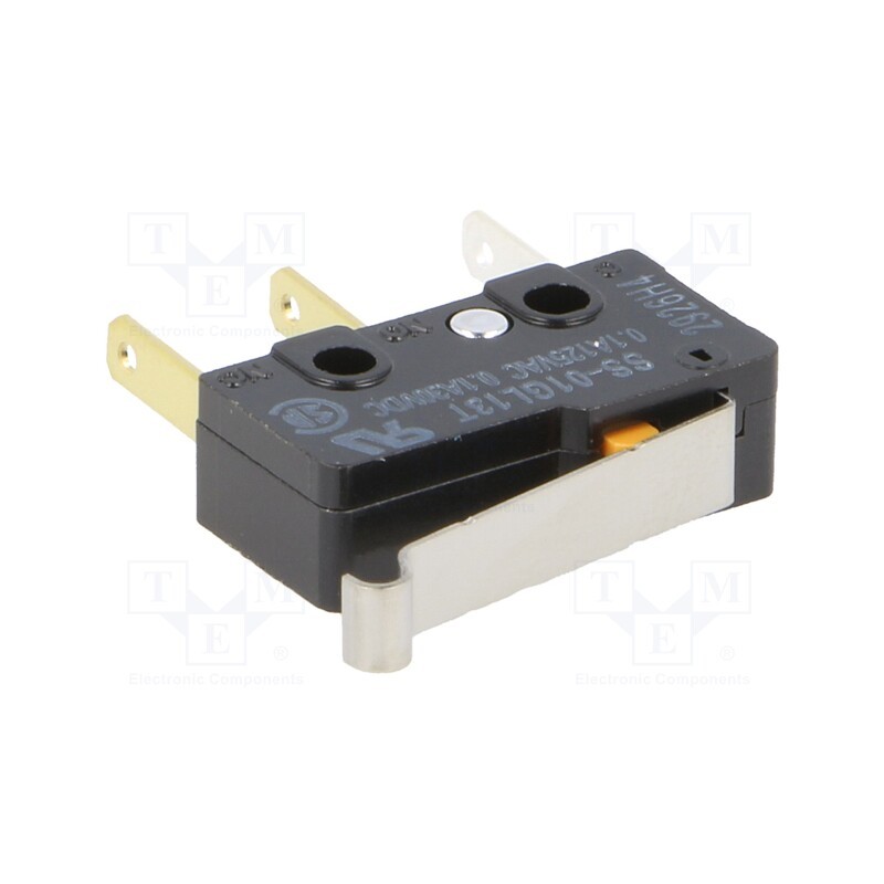 1 pcs x OMRON OCB - SS-01GL13T - Microswitch SNAP ACTION, 0.1A/125VAC, 0.1A/30VDC, SPDT, ON-(ON)
