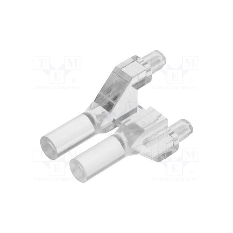 1 pcs x MENTOR - 1272.1012 - Fiber for LED, round, Ø3mm, No.of mod: 2, Front: flat