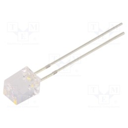 1 pcs x OPTOSUPPLY - OSM5DK7NE1B-12V - LED, rectangular, 5x5x7mm, white warm, 750÷1120mcd, 140°, 10mA, 15V