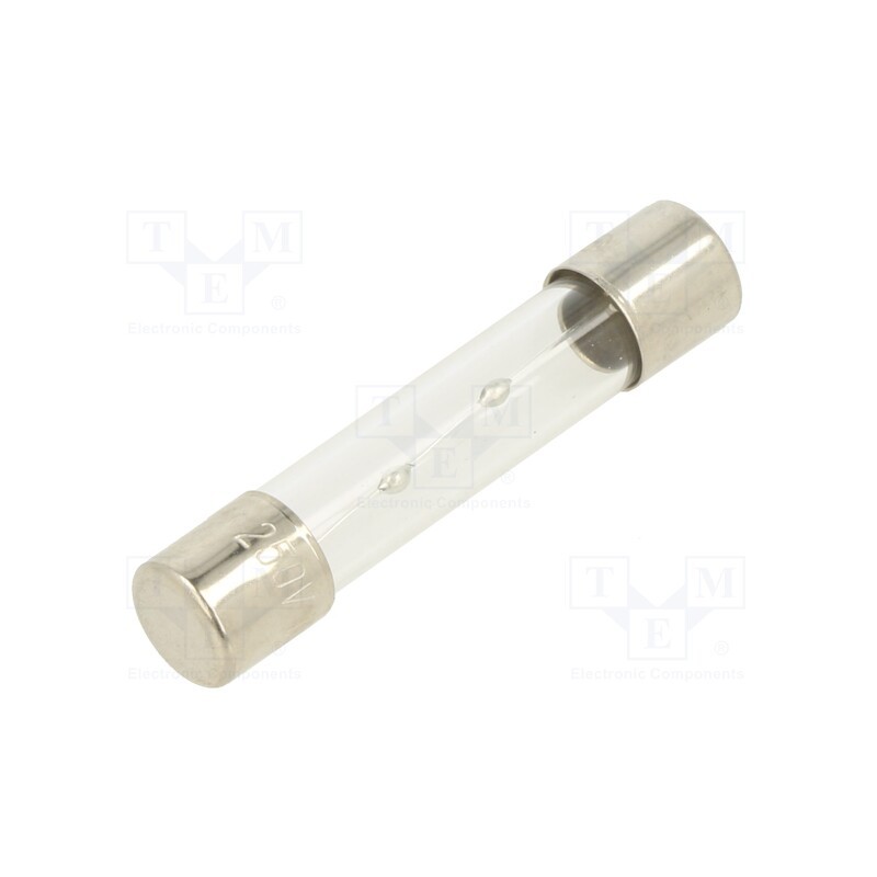 5 pcs x OPTIFUSE - TSA-10A - Fuse: fuse, time-lag, 10A, 250VAC, glass, 6.3x32mm, brass, TSA