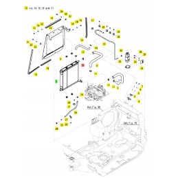 Yanmar refrigerant hose clamp