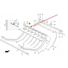 816462 2 sheet metal cover for the transport channel
