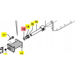 Yanmar o ring for the caterpillar tensioner 1b p30