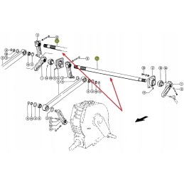 816112 1 crankshaft 73 x 1562 mm