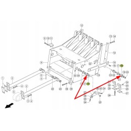 832526 0 support roller nutr 3072