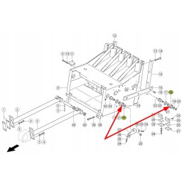 832526 0 support roller nutr 3072