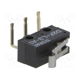 1 pcs x OMRON OCB - D2F-L3-A1 - Microswitch SNAP ACTION, 3A/125VAC, 2A/30VDC, SPDT, ON-(ON), IP40