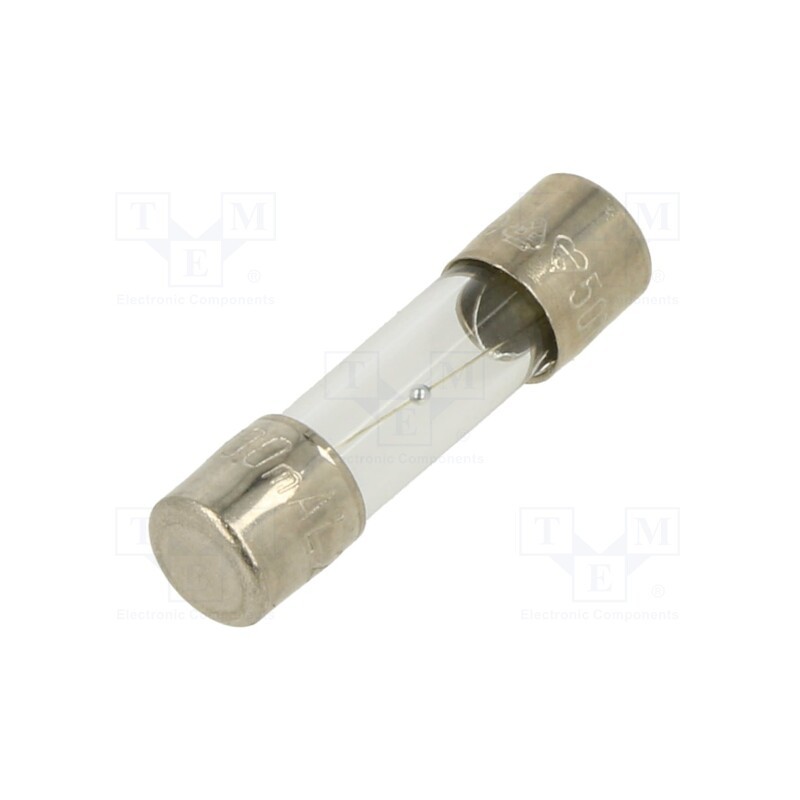 5 pcs x OPTIFUSE - TSD-800MA - Fuse: fuse, time-lag, 800mA, 250VAC, glass, 5x20mm, brass, bulk