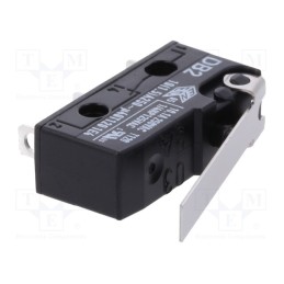 1 pcs x ZF - DB2C-A1LC - Microswitch SNAP ACTION, 10A/250VAC, 0.1A/80VDC, with lever