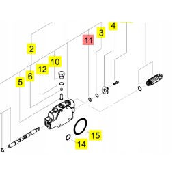 Yanmar o ring distributor section 1ap12 0
