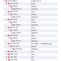 Yanmar o ring distributor section 1ap12 0