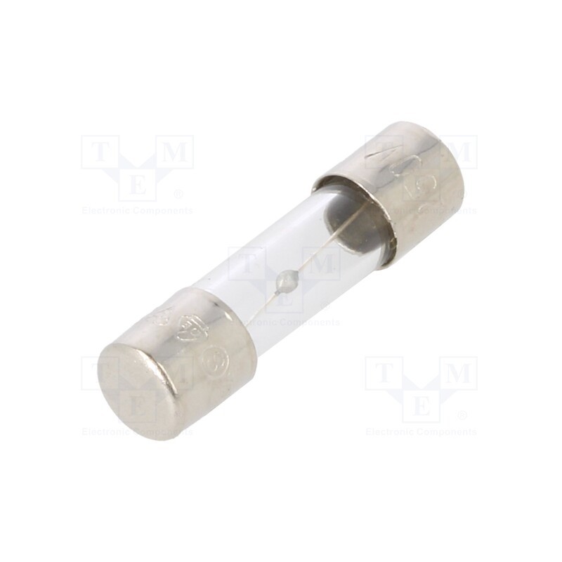 5 pcs x OPTIFUSE - TSD-5A - Fuse: fuse, time-lag, 5A, 250VAC, glass, 5x20mm, brass, bulk