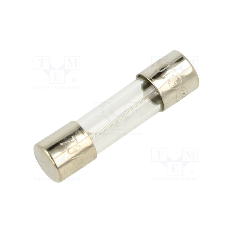 5 pcs x OPTIFUSE - TSD-315MA - Fuse: fuse, time-lag, 315mA, 250VAC, glass, 5x20mm, brass, bulk