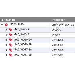 Yanmar arm pad 60x120x1 25