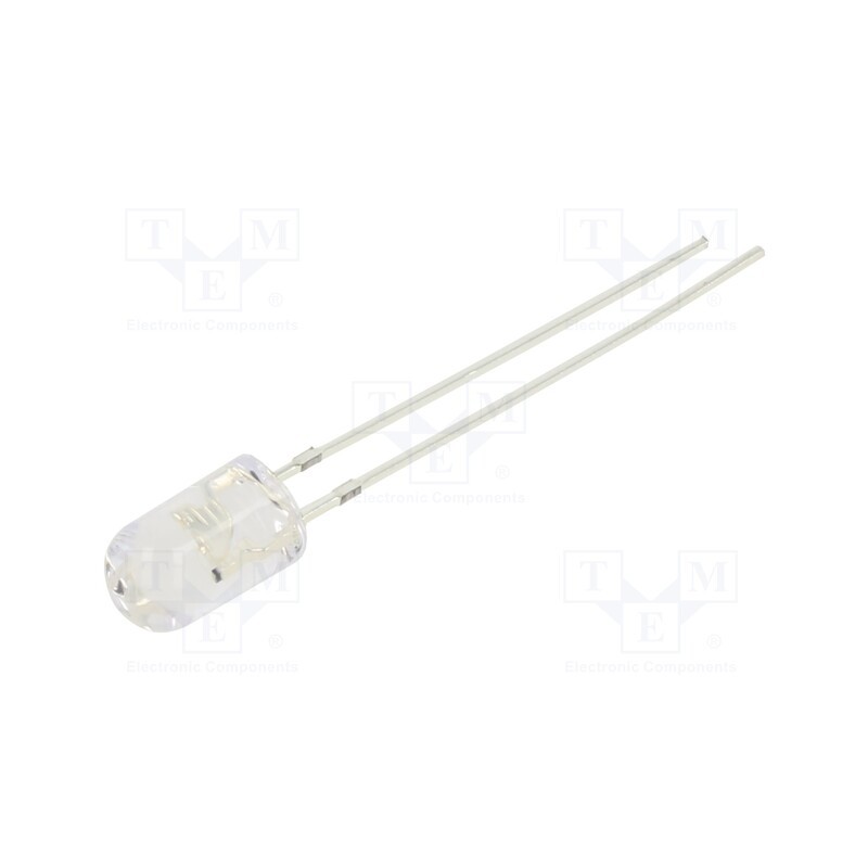 1 pcs x OPTOSUPPLY - OSB5SA5E31B-5V - LED, 5mm, blue, 1560÷2180mcd, 30°, Front: convex, 5÷7.5V, -30÷85°C