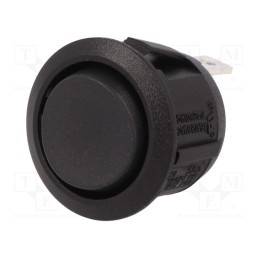 1 pcs x SCI - R13-112I-02 - ROCKER, SP3T, Pos: 3, (ON)-OFF-(ON), 10A/250VAC, black, none, 50mΩ