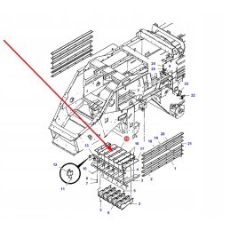 700129586 bale chamber plate