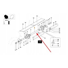 Kb3408553 chain drive shaft