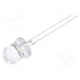 1 pcs x OPTOSUPPLY - OSW54L8131P - LED, 8mm, white cold, 35000÷40000mcd, 30°, Front: convex, 3÷3.8V