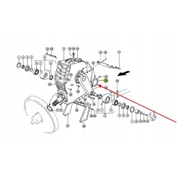 212396 0 main gear oil seal 150x180x15