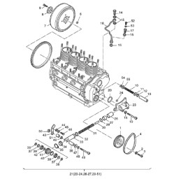 Hatz lim series tensioner oil screw 03724800