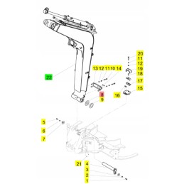 Yanmar arm pad 60x120x0 5