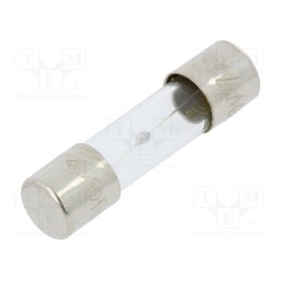 5 pcs x OPTIFUSE - MSC-7A - Fuse: fuse, medium time-lag, 7A, 250VAC, glass, 5x20mm, brass, bulk