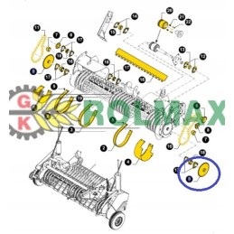 Press chain sprocket 87641160 new holland