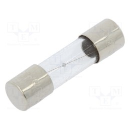5 pcs x OPTIFUSE - MSC-630MA - Fuse: fuse, medium time-lag, 630mA, 250VAC, glass, 5x20mm, brass