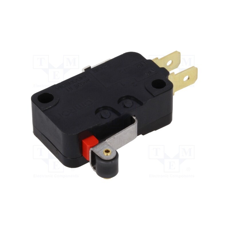 1 pcs x OMRON OCB - D3V-165-1C25 - Microswitch SNAP ACTION, 16A/250VAC, 10A/30VDC, SPDT, ON-(ON)